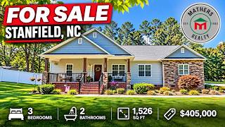 What Does $405K Buy Near Charlotte? | Beautiful Home on 0.46 Acres