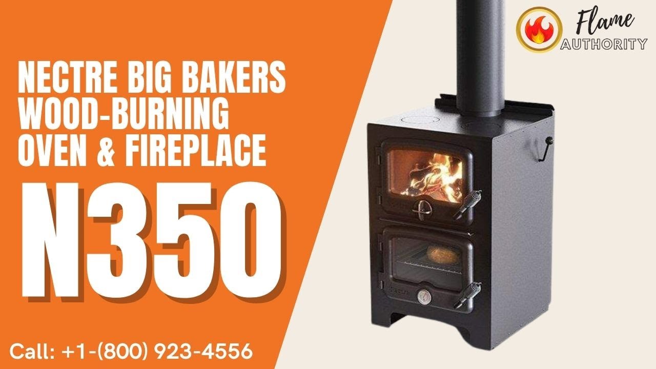 Nectre Bakers Wood-Burning Oven u0026 Fireplace N350 - YouTube