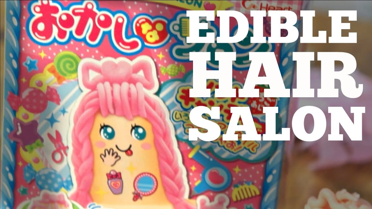 EDIBLE HAIR Salon | Japanese Candy Kit | Okashi na Saron | emmymade