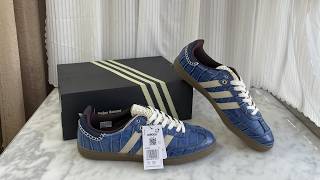 Adidas Samba Wales Bonner Navy Croc JH9825 Review #review #unboxing #sneakers #shoes