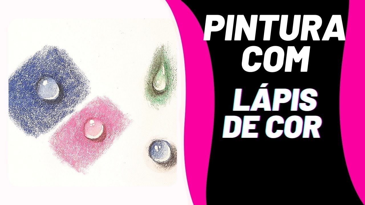 Como pintar Gotas nos desenhos já pintados  livros de colorir