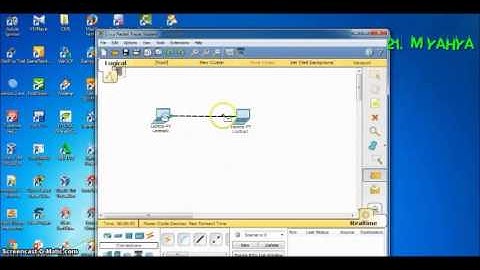 cara membuat jaringan peer to peer dengan Cisco Packet Tracer Student (by M Yahya)