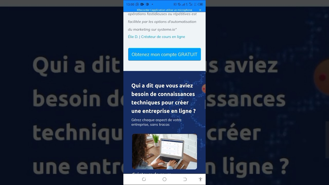 système.io un logiciel de marketing d'affiliation en francais facile et simple d'utilisation