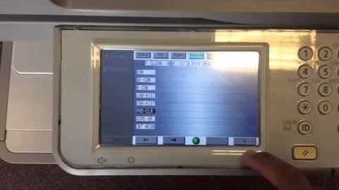 System Manager ID and PIN Reset on a Canon imageRUNNER ADVANCE C2220i