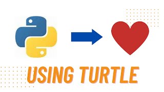 How to make heart in python using turtle 🔥