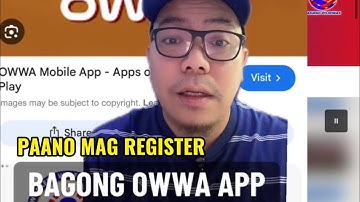 BAGONG OWWA APP | PAANO MAG-REGISTER 2025