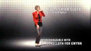 New Cypher Wolf's Multi-Layer Cloth demo