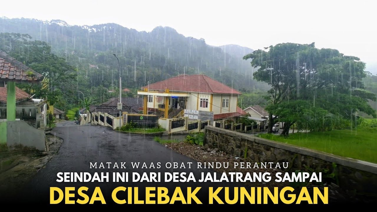Jalannya Indah dan Syahdu! Suasana Pedesaan dari Desa Jalatrang sampai Desa Cilebak Kuningan