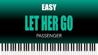 Passenger – Let Her Go | EASY Piano Cover