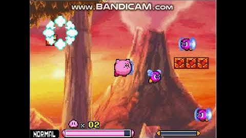 Kirby Squeak Squad - World 5 Vocal Volcano