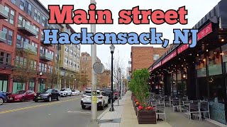 Famous Walking on Main Street in Hackensack, New Jersey, USA | Court St to the Sears building Wealth