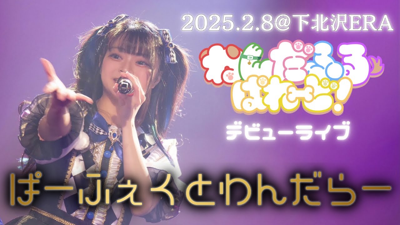 【LIVE映像】わんだふるぱれーど！「ぱーふぇくとわんだらー」(2025.02.08＠下北沢ERA)