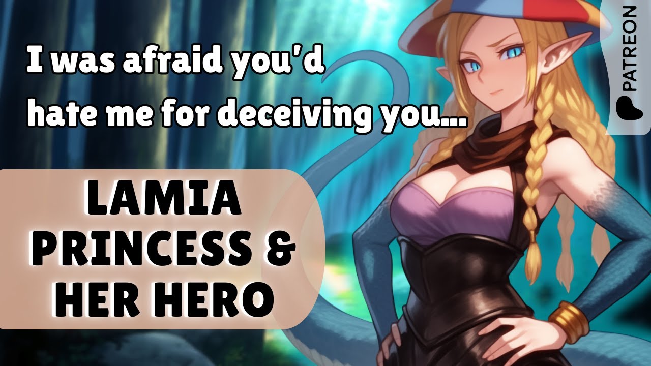 ASMR Сбежавшая принцесса Ламия подвергается гипнозу охотника за головами, пока вы её не спасёте [...