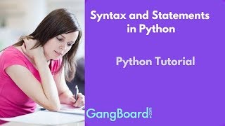 Syntax and Statements in Python | Python Tutorial For Beginners