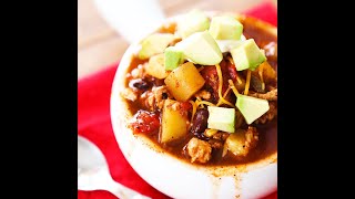 Healthy turkey chili recipe - spice up ground in a delicious meal! by
pip and ebby