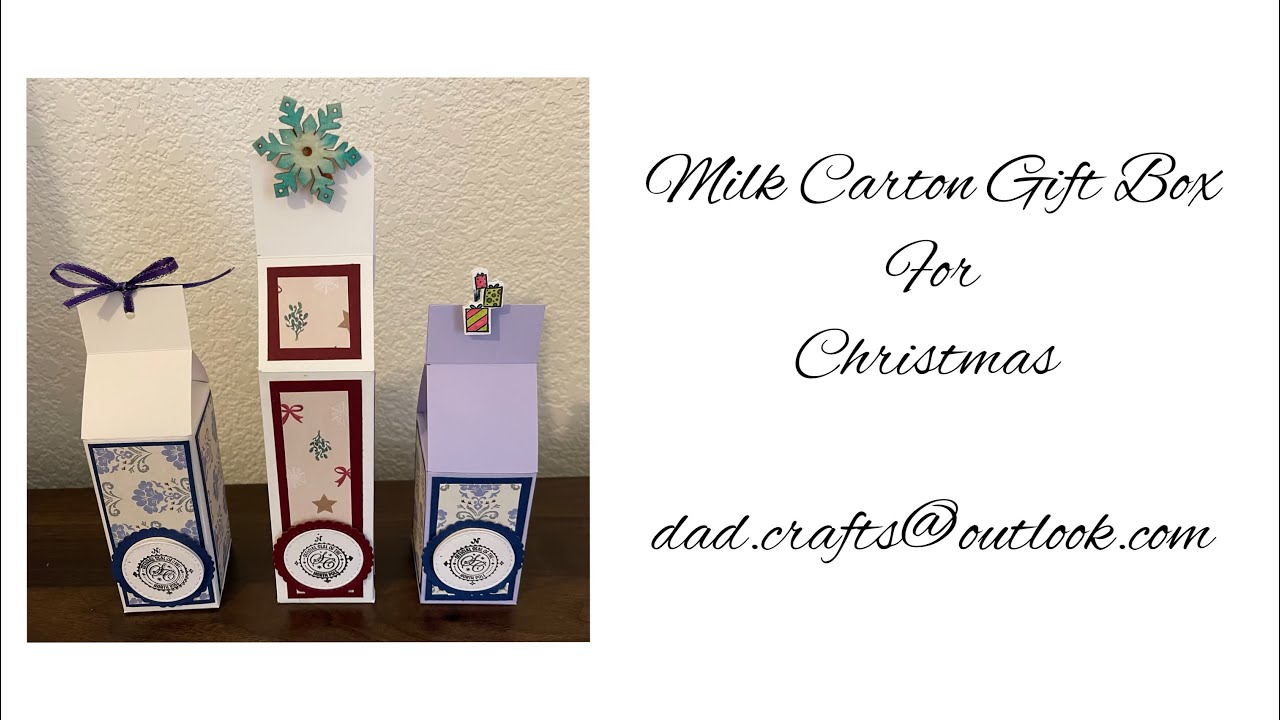 Make Christmas Special Gift Box without any speciality Dies - YouTube