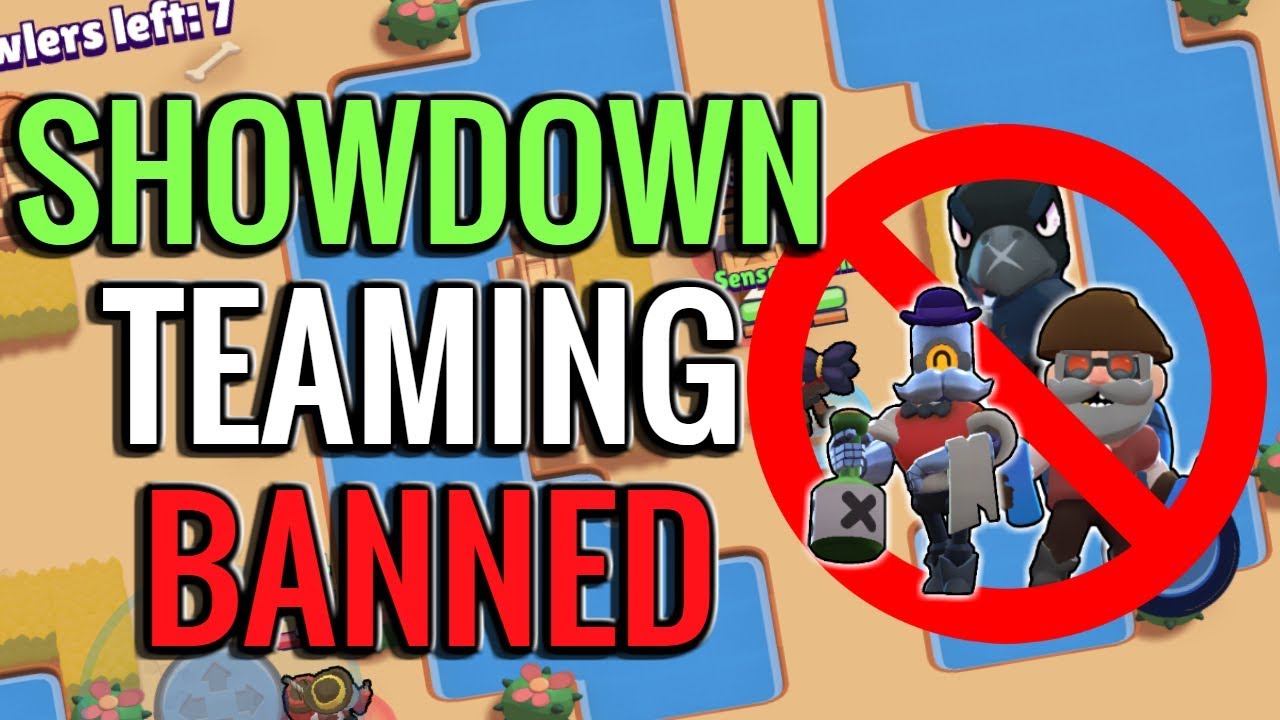 Showdown Teaming Banned Channel Announcements Brawl Stars Youtube - people teaming up in brawl stars showdown