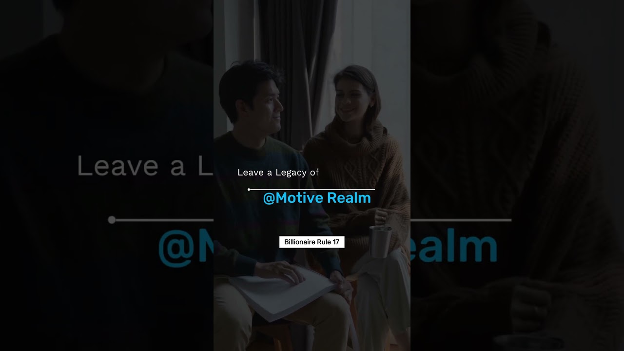 Billionaire Rule #17 🌟 | Leave A Legacy Of kindness and Generosity 