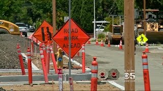 TRAFFIC HEADACHES:  Mill Valley residents wrestle with the impact of road improvement construction