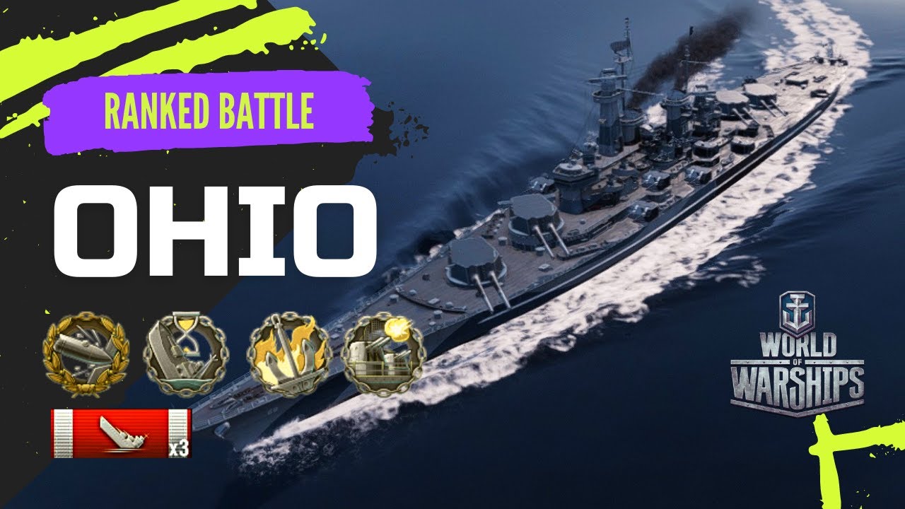 Wows OHIO: OP Battleship World of Warships 