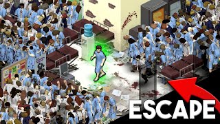 HOSPITAL PATIENT ESCAPE INSANE POPULATION CHALLENGE | PROJECT ZOMBOID
