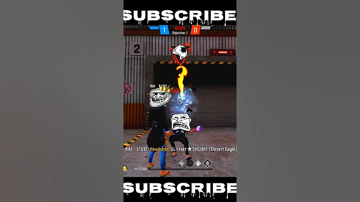 FREE FIRE TROLL FACE VIDEO #freefire #shorts #trollface #xdraiyt