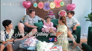 Nory's 5th Birthday 2021 || 🇦🇺 Aussie - Nepali🇳🇵Family