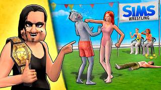 I Took Wrestling Way Too Far in The Sims screenshot 5