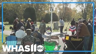 Black veterans honored at Greenwood Cemetery in Louisville