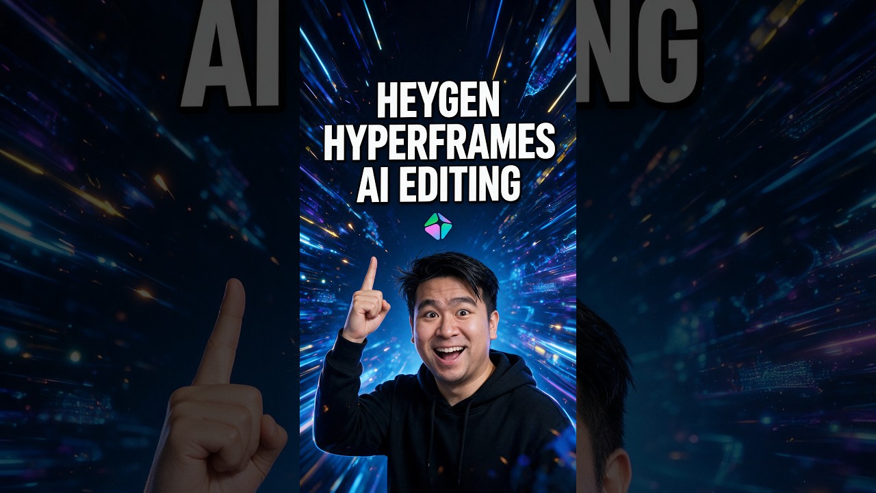 Edit Your Videos With AI! Hyperframes Studio!