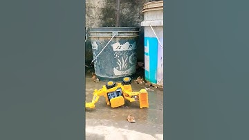 Excavator JCB Bulldozer dropping test pass or fail? 1:18 scale diecast miniature offroading loading