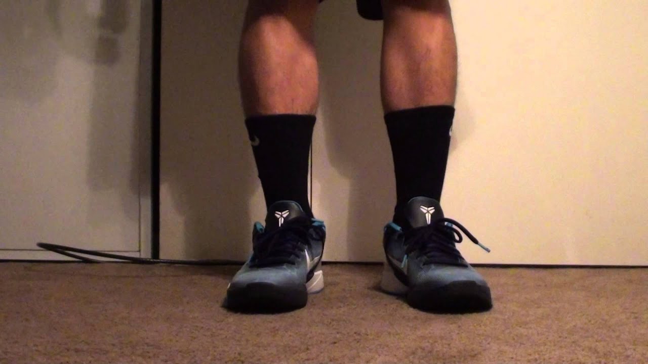 nike socks on feet