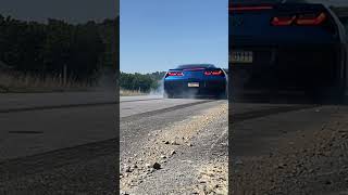 C7 Corvette Rolling BURNOUT!