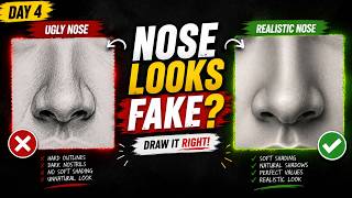 Nose realistic kyun nahi lagti? 😳| How to Draw Nose | Nose Drawing Easy for Beginners Nose realistic kyun nahi lagti? 😳| How to Draw Nose | Nose Drawing Easy for Beginners