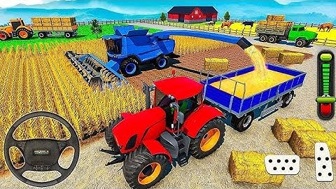 New Tractor Games 2025 - Modern Farm Tractor Driving Games - Farming Tractor 3D - Android Gameplay