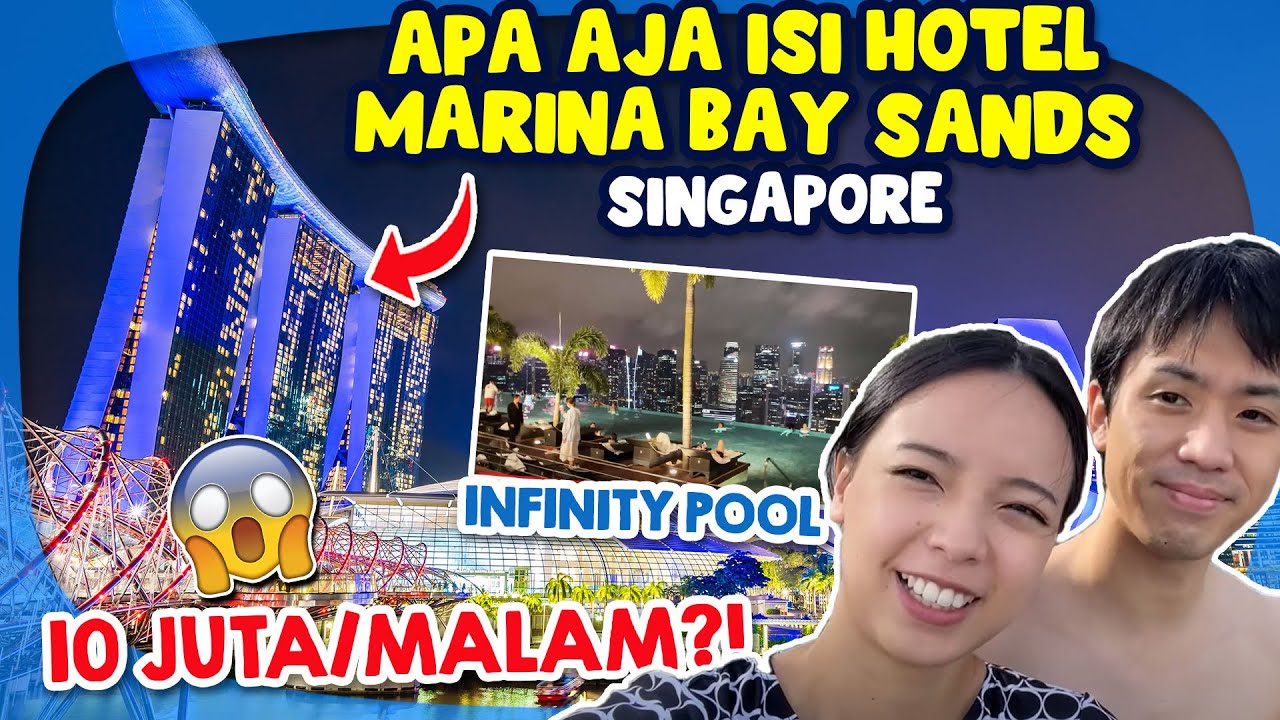 Seru Banget! Diera dan Padok Berenang di Infinity Pool Hotel Marina Bay Sands Singapura!