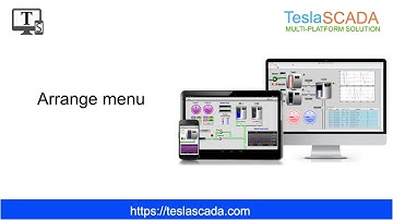 Lesson 4.3. SCADA for beginners. Arrange menu.