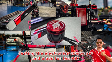 Testing the electronics combo set and blade for RS7 - Pilot Lotte Chawanagon