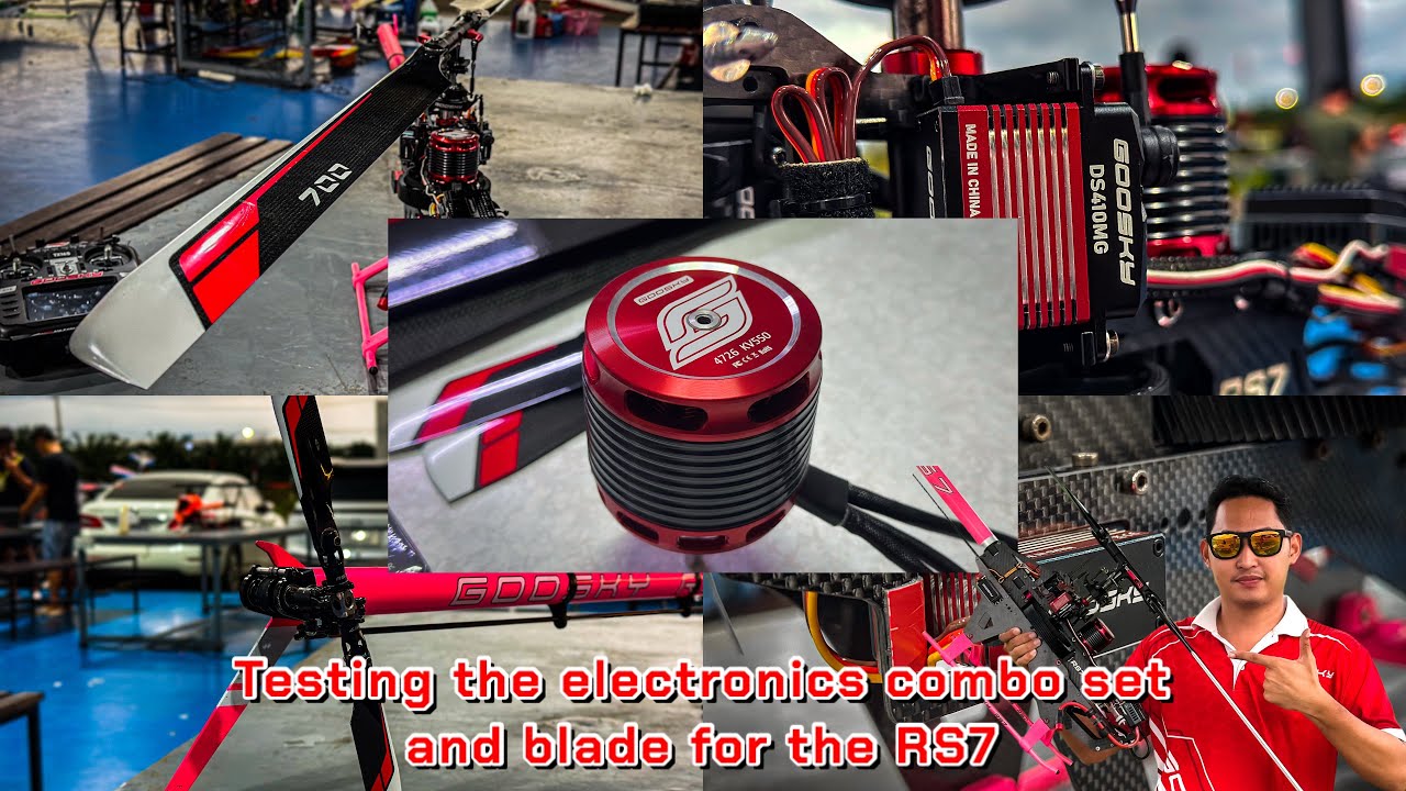 Testing the electronics combo set and blade for RS7 - Pilot Lotte Chawanagon
