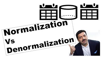 Normalization vs Denormalization
