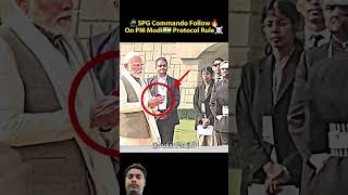 SPG Follow On PM Modi🔥☠️ Protocol Rules🗿⚡ #shorts #army #pmmodi #modi #protocol #viral #india