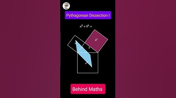 Pythagorean Dissection 😁😁 #shorts #pythagoras_theorem #euclidsalgorithm  #mathematies