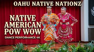 Vibrant Pow Wow Dance &amp; Live Drum Circle - Oahu Native Nationz at Ala Moana Center Hawaii [4K]