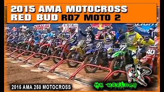 2015 AMA 250 Motocross Rd 7 Red Bud Moto 2