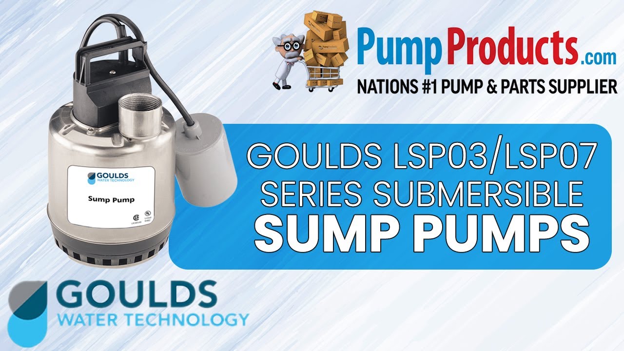Plug/No Switch 115V GOULDS PUMPS LSP0711F Submersible Sump Pump 3/4 hp Blue Plug/No Switch 115V GOULDS PUMPS LSP0711F Submersible Sump Pump 3/4 hp Blue