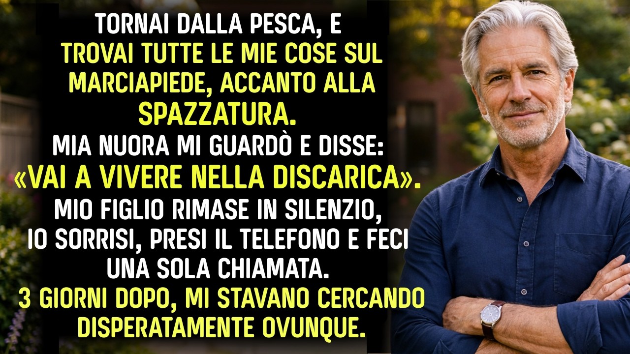 Mia nuora mi ha guardato dritto negli occhi e ha detto: "Non abbiamo più bisogno di te qui, vai a vivere in discarica". Mio figlio, in piedi dietro di lei, non ha detto una parola. Sul marciapiede...