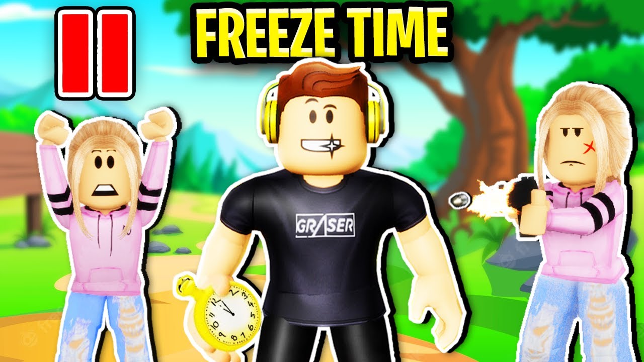 I Can Freeze Time In Roblox Brookhaven.. 😲🥶