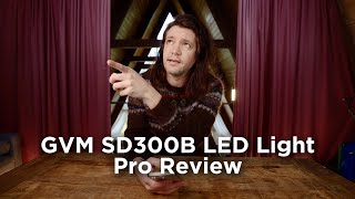 GVM SD300B LED MonoLight Pro Review: How I setup lighting for my YouTube & Patreon videos