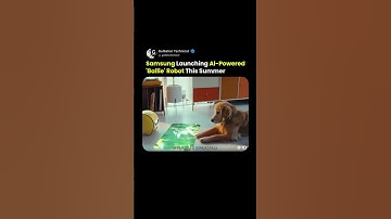 Samsung Just Revealed an AI Pet That Rolls Around Your Home! 🚀