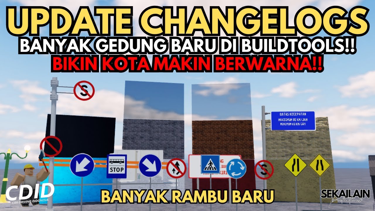 Kabar Gembira Buat Pecinta BUILDTOOLS! Banyak Objek BARU!! Bikin Map Custom Makin Mantap CDID Roblox